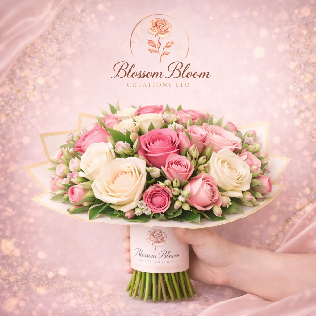🌸 Blush Elegance Rose Bouquet - Image 2