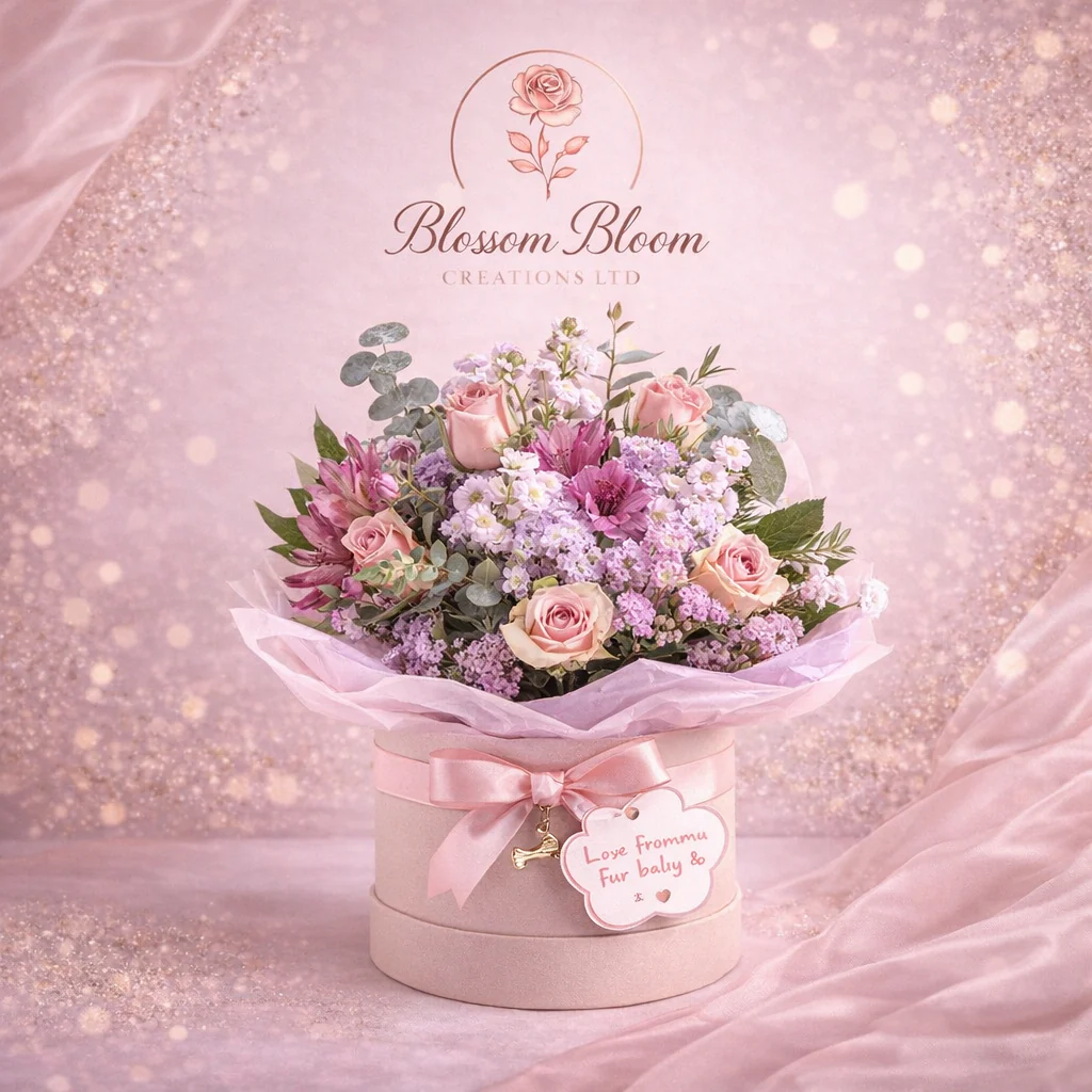 🌸 Pink Harmony Luxury Flower Box