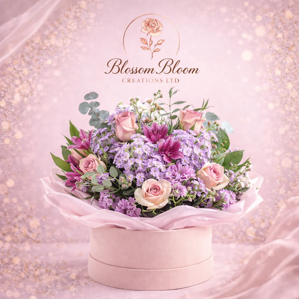 🌸 Pink Harmony Luxury Flower Box - Image 3