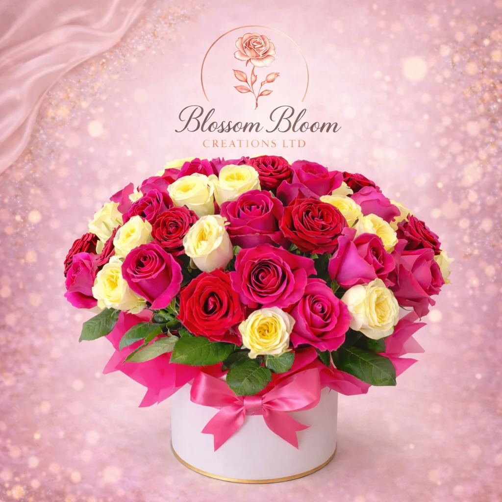 šø Luxury Trio Rose Hat Box Collection - Image 3