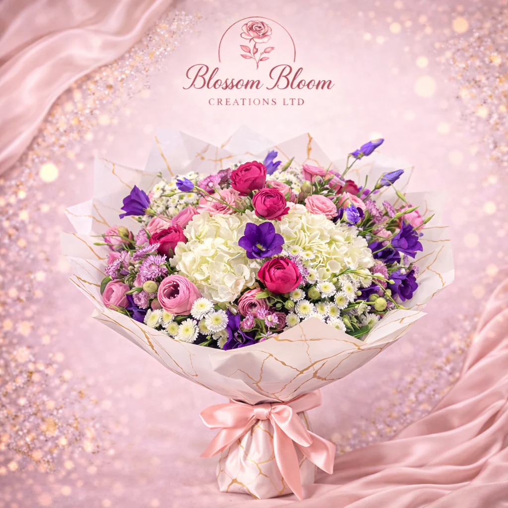Blush Elegance Luxury Bouquet - Image 3