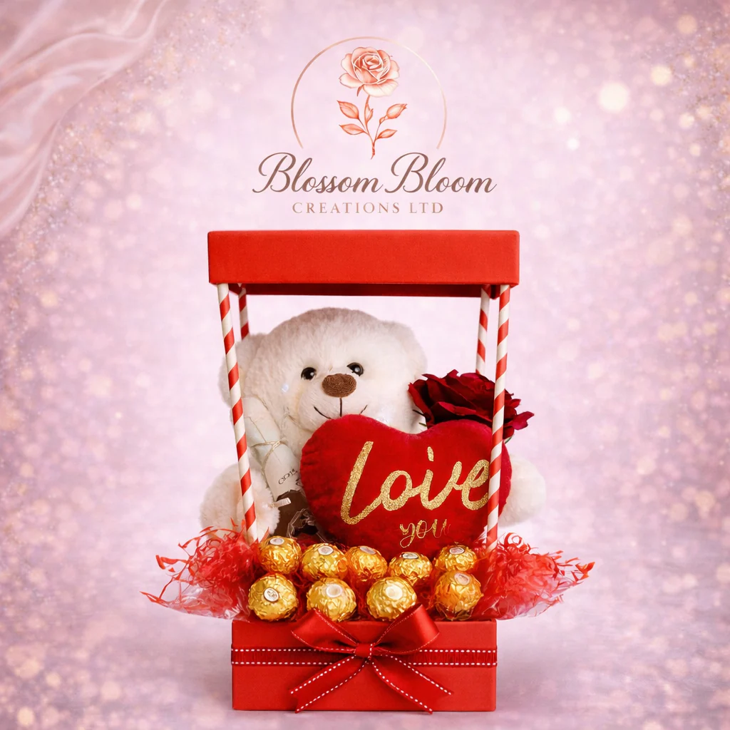 Love You Teddy Chocolate Gift Box - Image 3