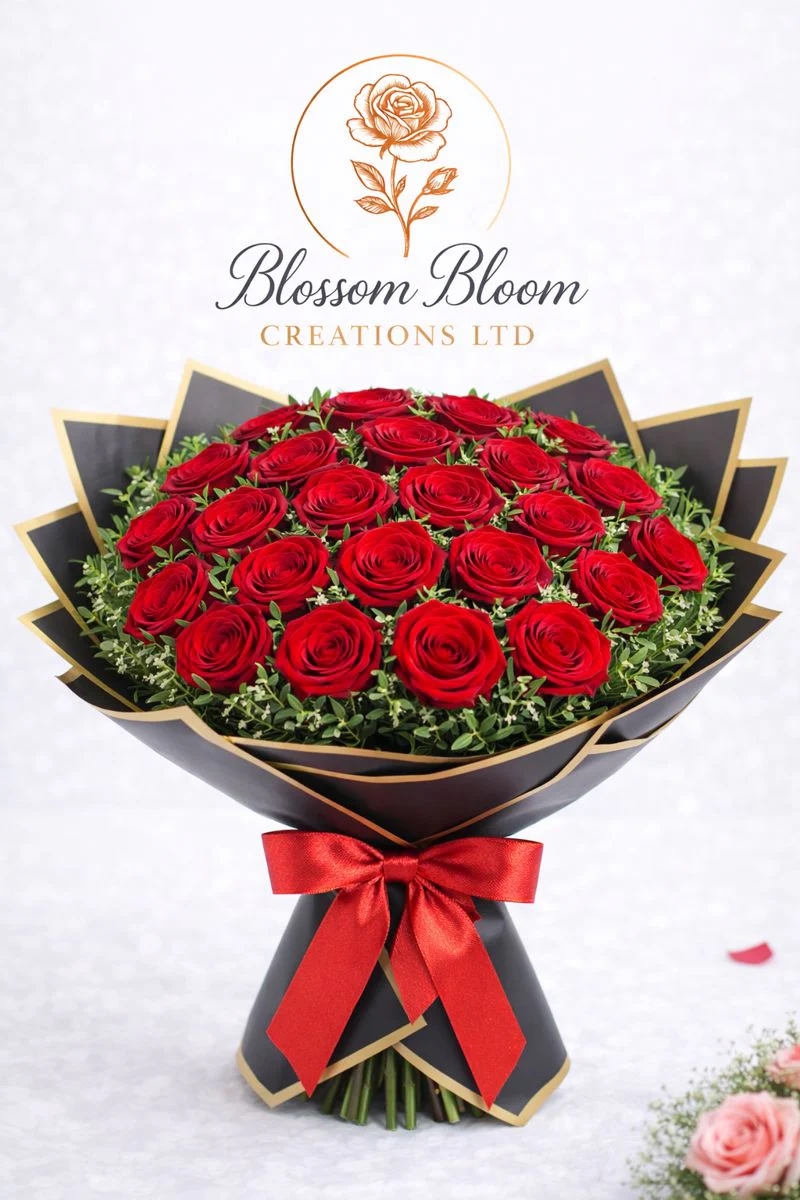 Luxury Red Rose Bouquet – Classic Romance Collection - Image 5
