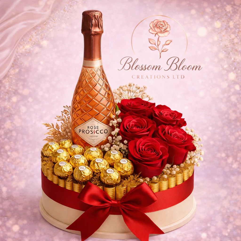 Luxury Rosé Indulgence Gift Box - Image 3